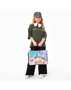 Папка для труда А4 на молнии текстиль 70 мм 360×260 «Корея» Artfox study