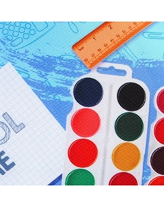 Папка для труда, А4, текстильная, 35×27×7 см «Школьная» Artfox study