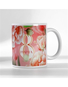 Подарочный набор: ежедневник А5, 80 листов и кружка «С 8 марта» Artfox