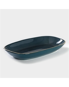 Блюдо фарфоровое Blu reattivo, 29,5×17 см Хорекс