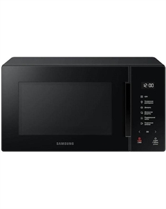 Микроволновая печь Samsung MS23T5018AK/BW, 800 Вт, 23 л, черная