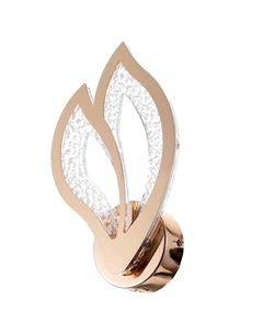 Бра 1830/1GD LED 24 Вт 4000К хромированное золото 17×7.5×28 см Bayerlux