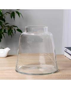 Ваза «Осло», 3.85 л, d=9.2 см, 19.5×20.5 см, стекло, прозрачная Evis