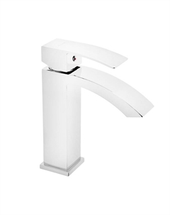 Смеситель для раковины Accoona A9623, однорычажный, с гайкой, хром