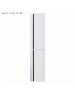 Шкаф-колонна «Рене», с доводчиком, 250×310×1694 мм, цвет белый/грецкий орех Aquaton