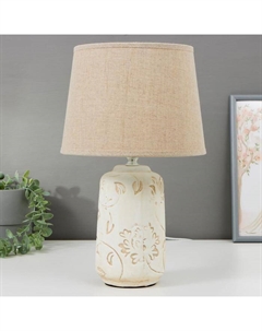 Лампа настольная 16352/1 E14 40Вт бело-бежевый 22х22х36 см Risalux