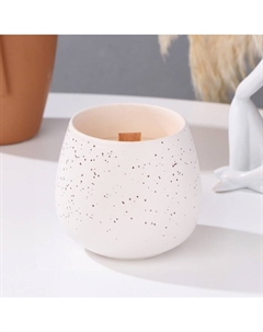 Свеча из соевого воска в кашпо «Нежность», 8×8 см, МИКС Дарим красиво