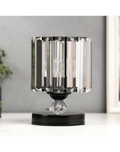 Лампа настольная 16225/1BK Е27 40 Вт черный 13.5×13.5×19 см Risalux