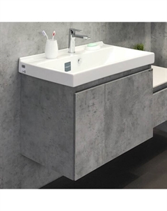 Тумба-умывальник «Осло-80», бетон светлый с раковиной Fest 80 F01 Comforty