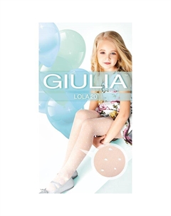 Колготки детские «LOLA» 20 den, цвет белый (bianco), рост 116-122 Giulia