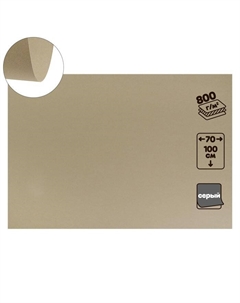 Картон переплётный 1.25 мм, 70 х 100 см, 5 листов, 800 г/м², серый Calligrata