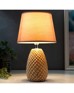 Лампа настольная 16026/1 E14 40Вт коричнево-серый 20х20х33,5 см Risalux