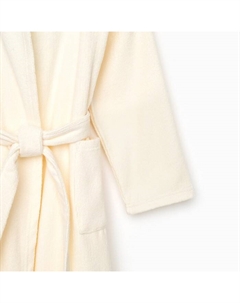 Халат махровый детский «. Динозавр», размер 30, бежевый Этель