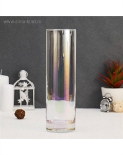 Ваза «Радуга», h=26.5 см, d=7.5 см, стекло Керамикс