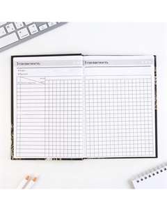 Подарочный набор «Золотой учитель», ежедневник А5 160 листов, планер 50 листов и ручка пластик Artfox