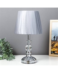 Настольная лампа 16884/1 Е27 40 Вт хром 22×22×35 см Risalux
