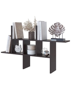 Полка настенная открытая, 1139×196×677 мм, цвет венге Сокол