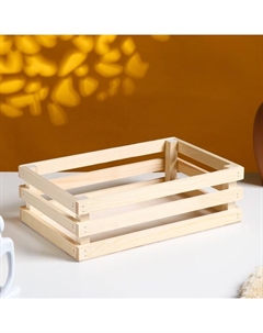 Кашпо для цветов Classic, 30×20×9.5 см, деревянное Дарим красиво