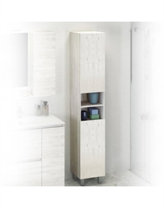 Шкаф-колонна «Верона-35-Н» дуб белый Comforty