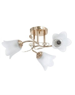 Люстра "Олана" 3хЕ27 40Вт золото 43х43х18 см Bayerlux