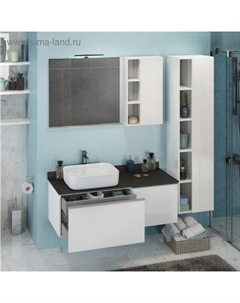 Шкаф-колонна «Милан-40» белый Comforty