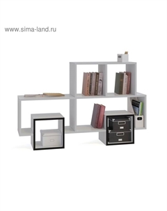 Настенная полка « . ПК-10», 1200×252×771 мм, цвет белый Сокол