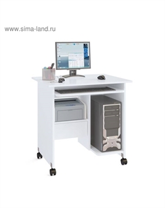 Компьютерный стол «. КСТ-10.1», 800×600×795 мм, цвет белый Сокол