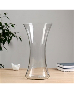 Ваза «Талия», h=39 см, d=21 см, стекло, прозрачная Evis