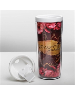 Подарочный набор «Золотому учителю»: ежедневник А5, 80 листов, термостакан 350 мл Artfox