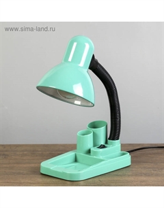 Лампа настольная «Мудрец» Е27 40W, 220 В зеленый 18×11.5×33 см Risalux