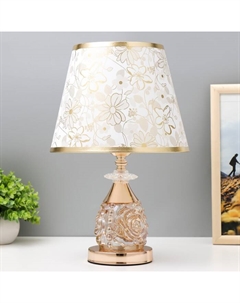 Лампа настольная «Мурайя» E27 40W низ с подсветкой 24×24×40.5 см Risalux