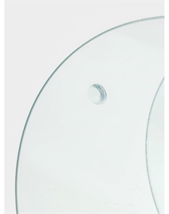 Фруктовница 2-х ярусная круглая, d=25/20 см, стекло, прозрачная Доляна