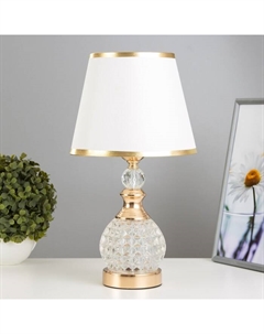 Настольная лампа Лилея" Е27 40 Вт золото 21×21×36 см Risalux