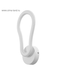 Бра Larisa 13 Вт LED белый 15×10×25 см Светогор