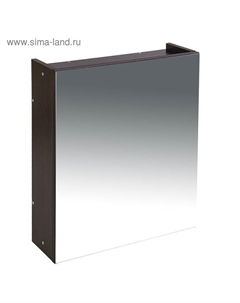 Зеркало-шкаф для ванной комнаты "Венге" 15,7 х 50 х 58 см Alterna