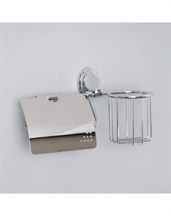 Держатель для туалетной бумаги, отсек под освежитель воздуха, хром Accoona