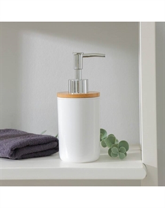 Дозатор для жидкого мыла «Бамбук», 320 мл, белый Альтернатива