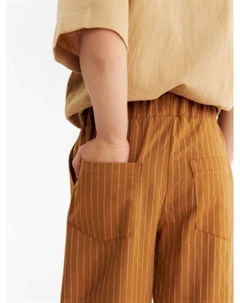 Брюки для мальчика, размер 30 (98-104 см), коричневые Kaftan