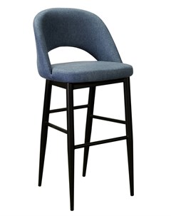 Барный стул lars сканди блю арт синий 52x105x57 см R-home