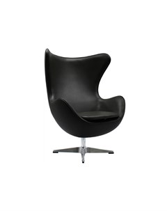 Кресло egg chair черный 85x110x76 см Bradexhome