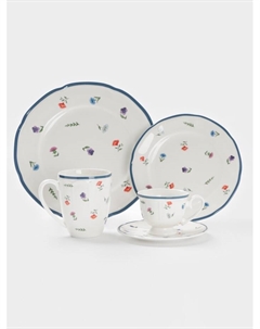 Салатник «Романс», d=14.1 см, костяной фарфор, белый Доляна