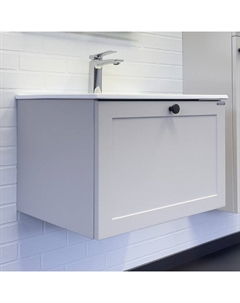 Тумба-умывальник «Ереван-60» серый шёлк, раковина 60E Comforty