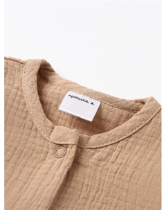 Комбинезон «. Муслин», рост 62-68, бежевый Крошка я