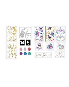 Переводные татуировки детские «Тату Единороги», с блестками Школа талантов