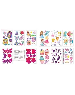 Переводные татуировки детские «Тату Феи», с наклейками на ногти Школа талантов