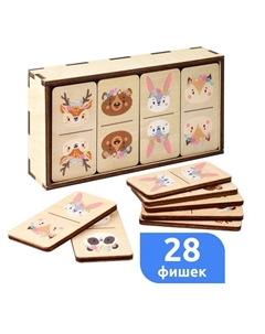 Настольная игра «Домино. Животные» Mega toys