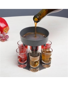 Набор стопок с наливатором «Русская рулетка», 6 шт., 40 мл Сима-ленд