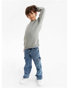 Джемпер детский, размер 32 (110-116 см), серый Kaftan