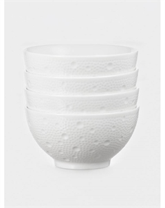 Набор салатников Fray, 4 шт., 350 мл, d=11.4 см, фарфор, белый Magistro