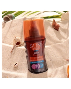 Масло для загара Sexy Bronze для тела SPF 10, 150 мл Sun time